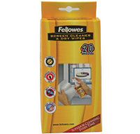 Fellowes 125ml Screen Cleaner Spray / Wipes (99701)